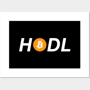 HODL Bitcoin Posters and Art